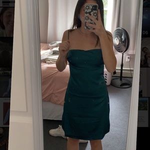 homecoming dress never worn cute green color